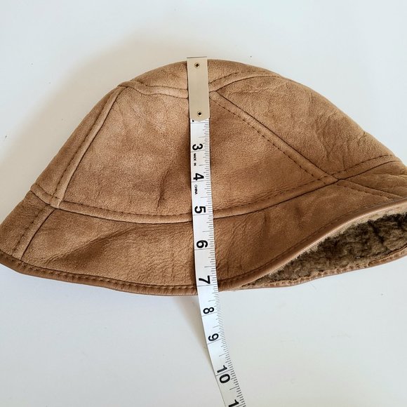 Homestead sheepskin products sheepskin real fur winter hat. - Picture 11 of 11